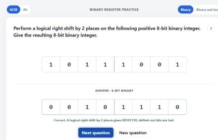 Preview of Binary Number Practice